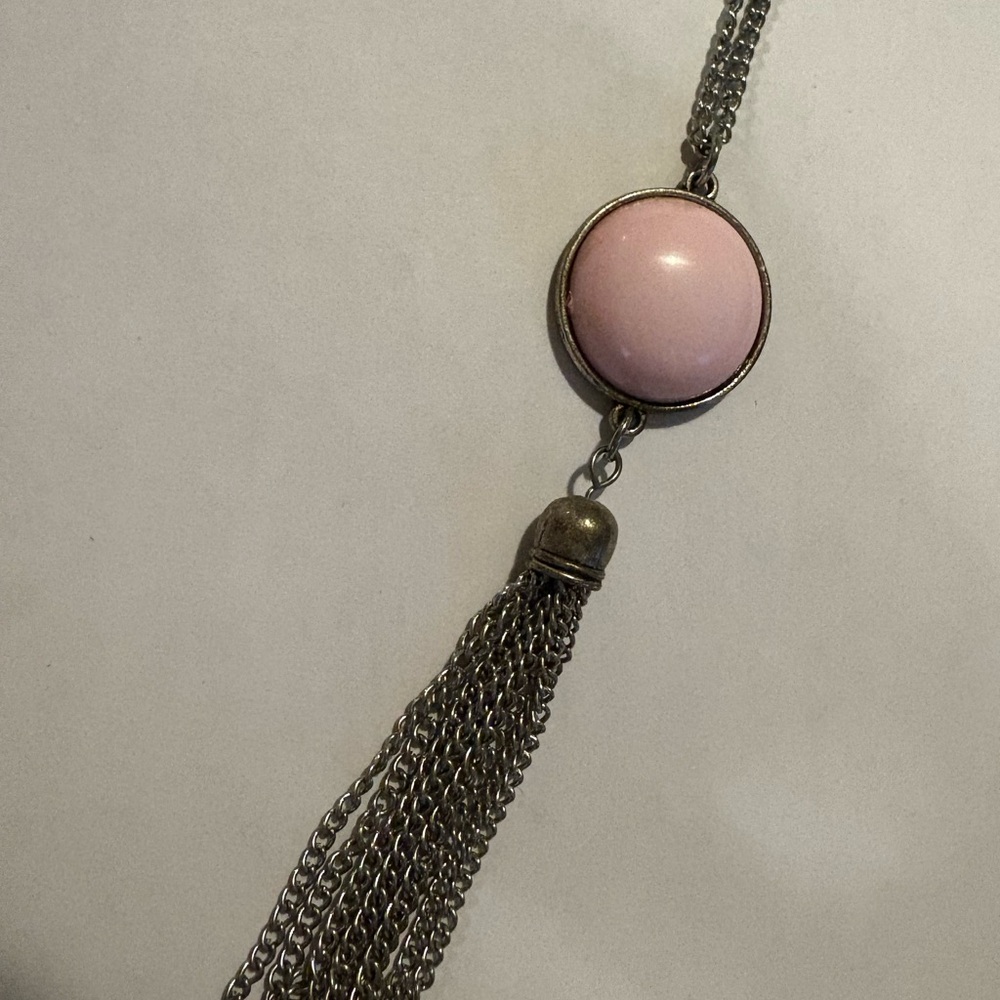 Elegant Pink Pendant Necklace